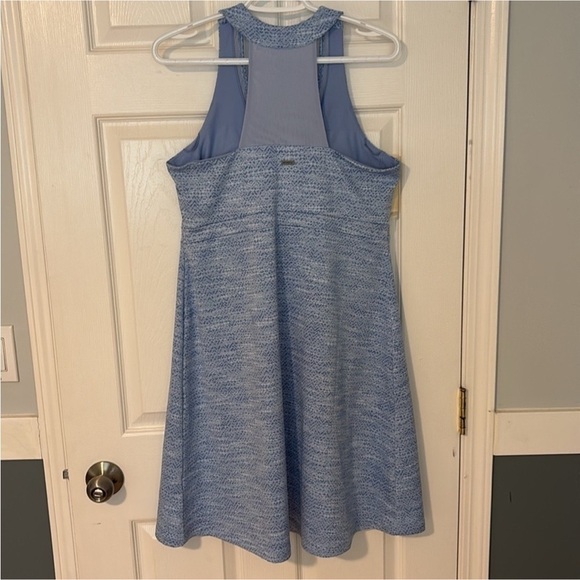 MONDETTA active sports dress green blue built in bra racerback travel size large - Picture 5 of 13